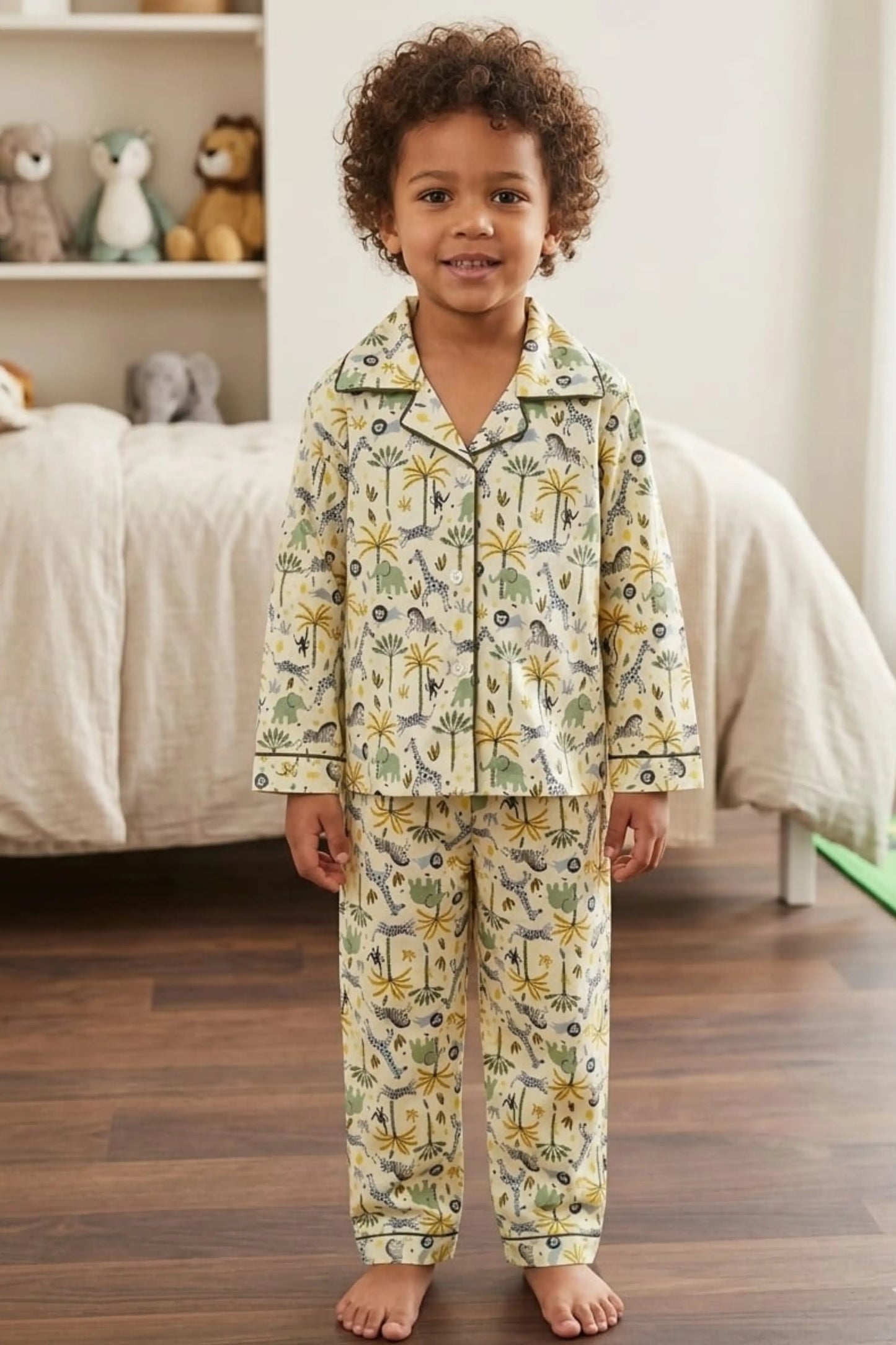 Yellow Forest Pyjama Sets