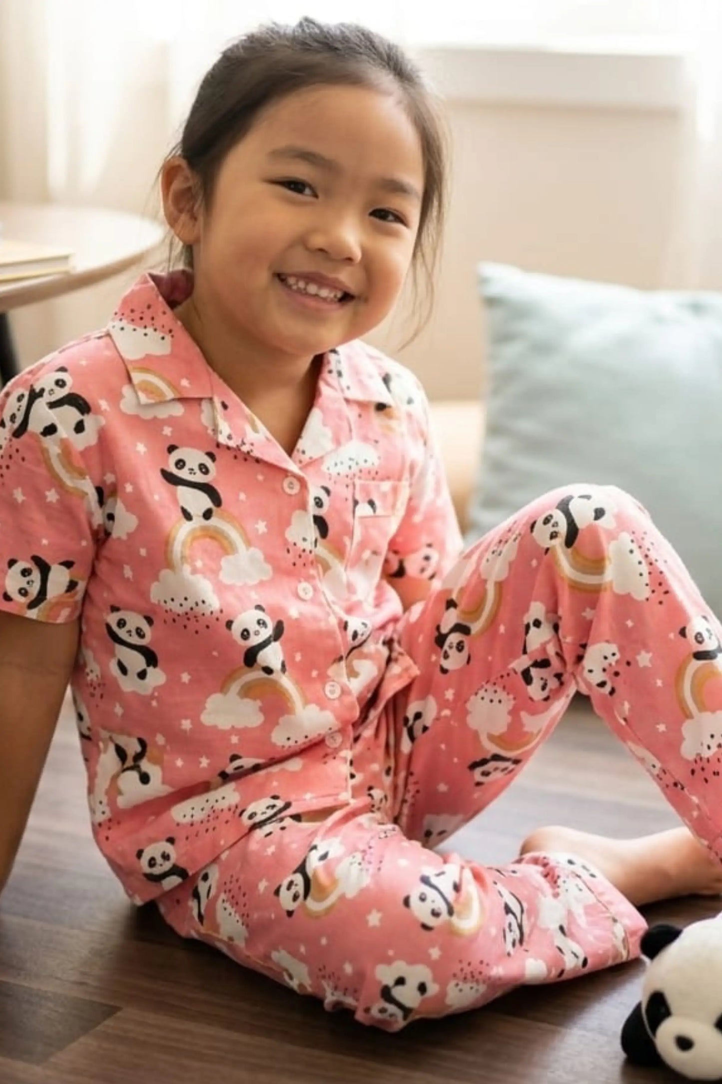 Pink Panda Pyjama Setrs