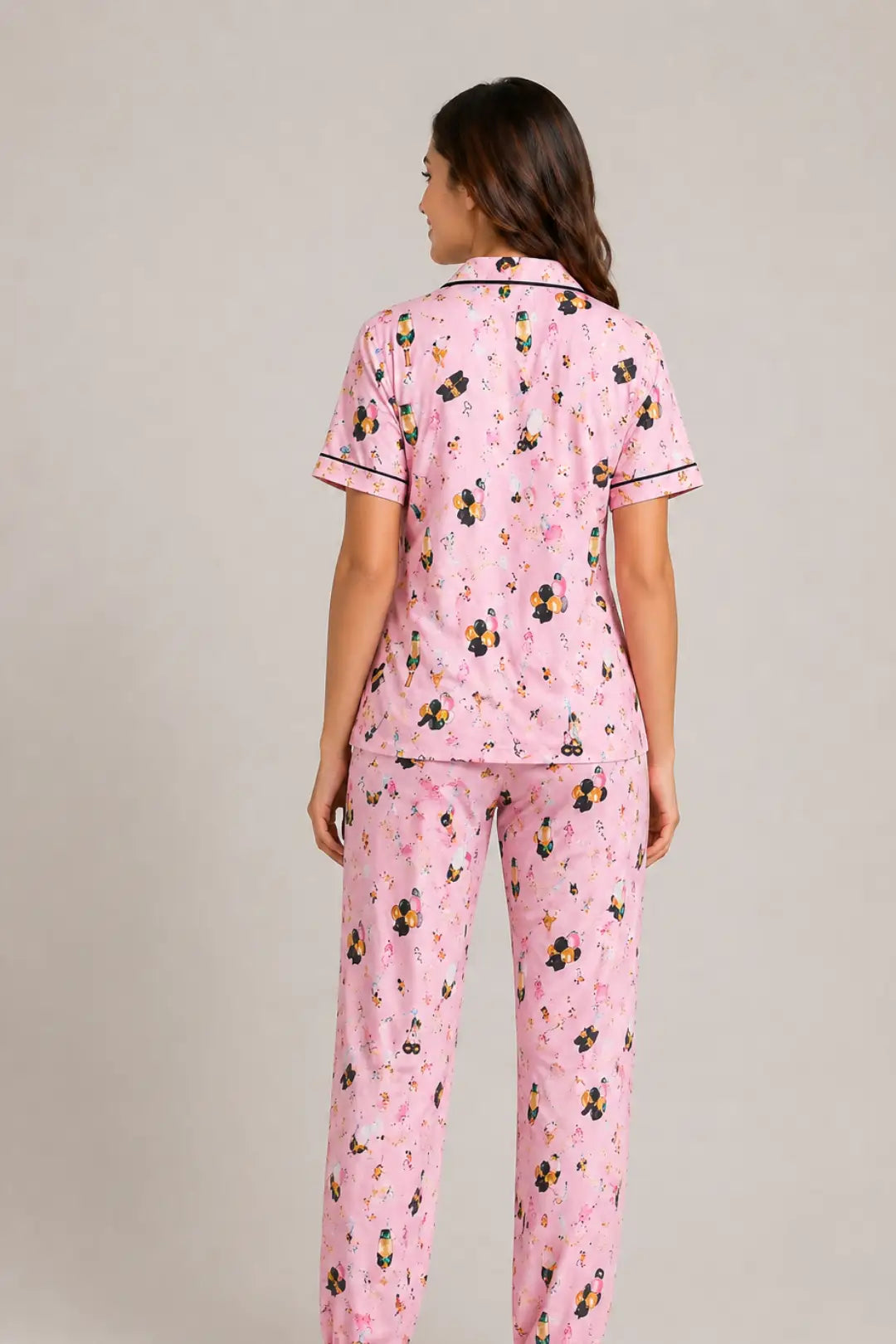 Pink Celebration Full Pant Pure Cotton