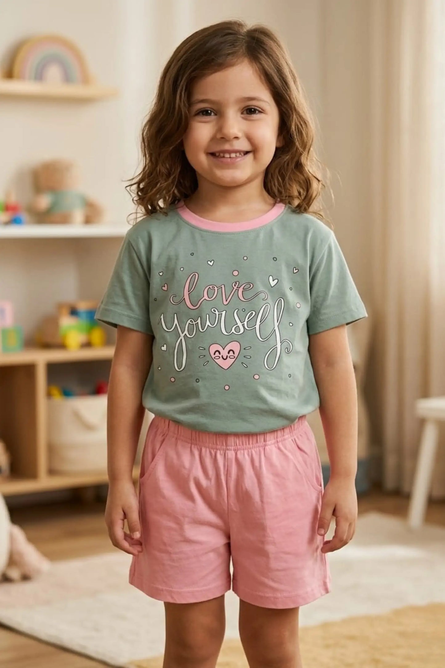 Love Your Self Shorts Sets