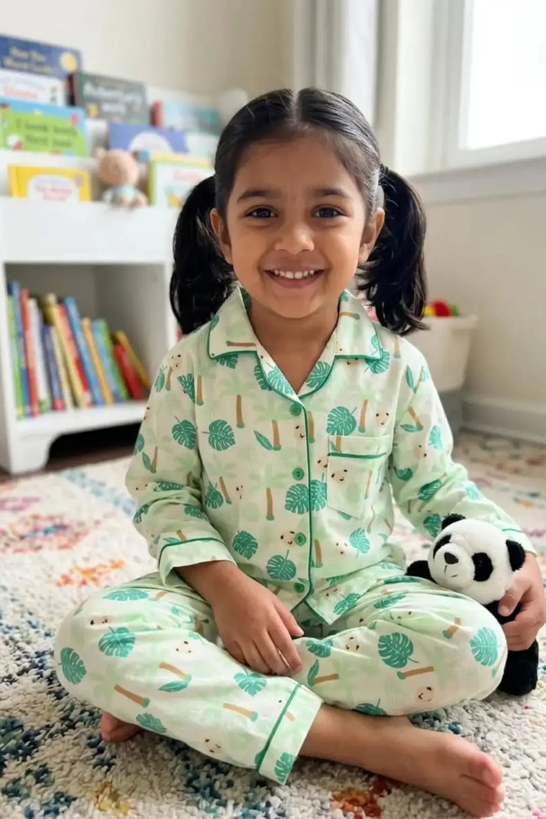 Green Forest Full Sleeves Pyjama Set
