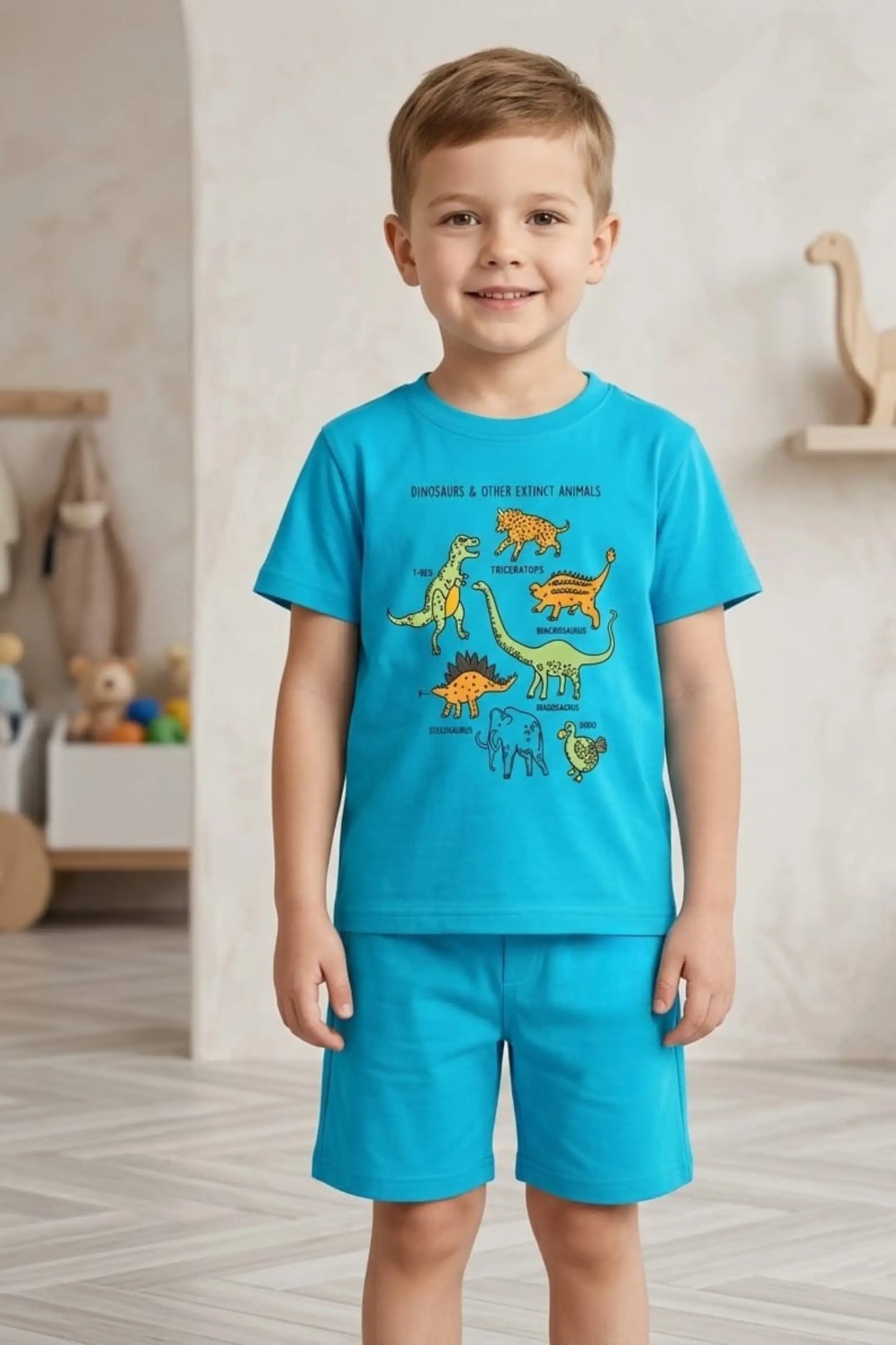 Extinct Animals Shorts Sets