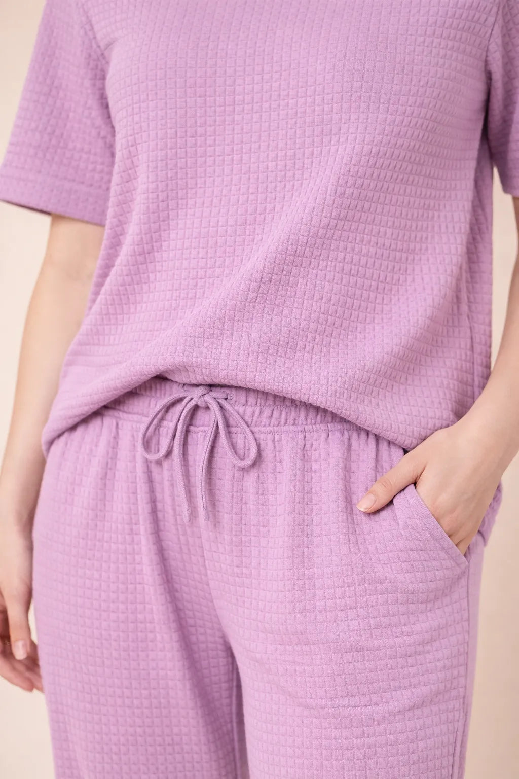 Lavender full pants Co-ord set