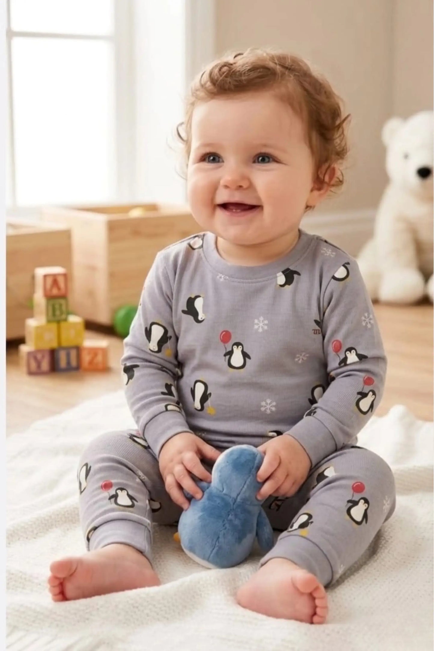 Grey Penguin Full Pants
