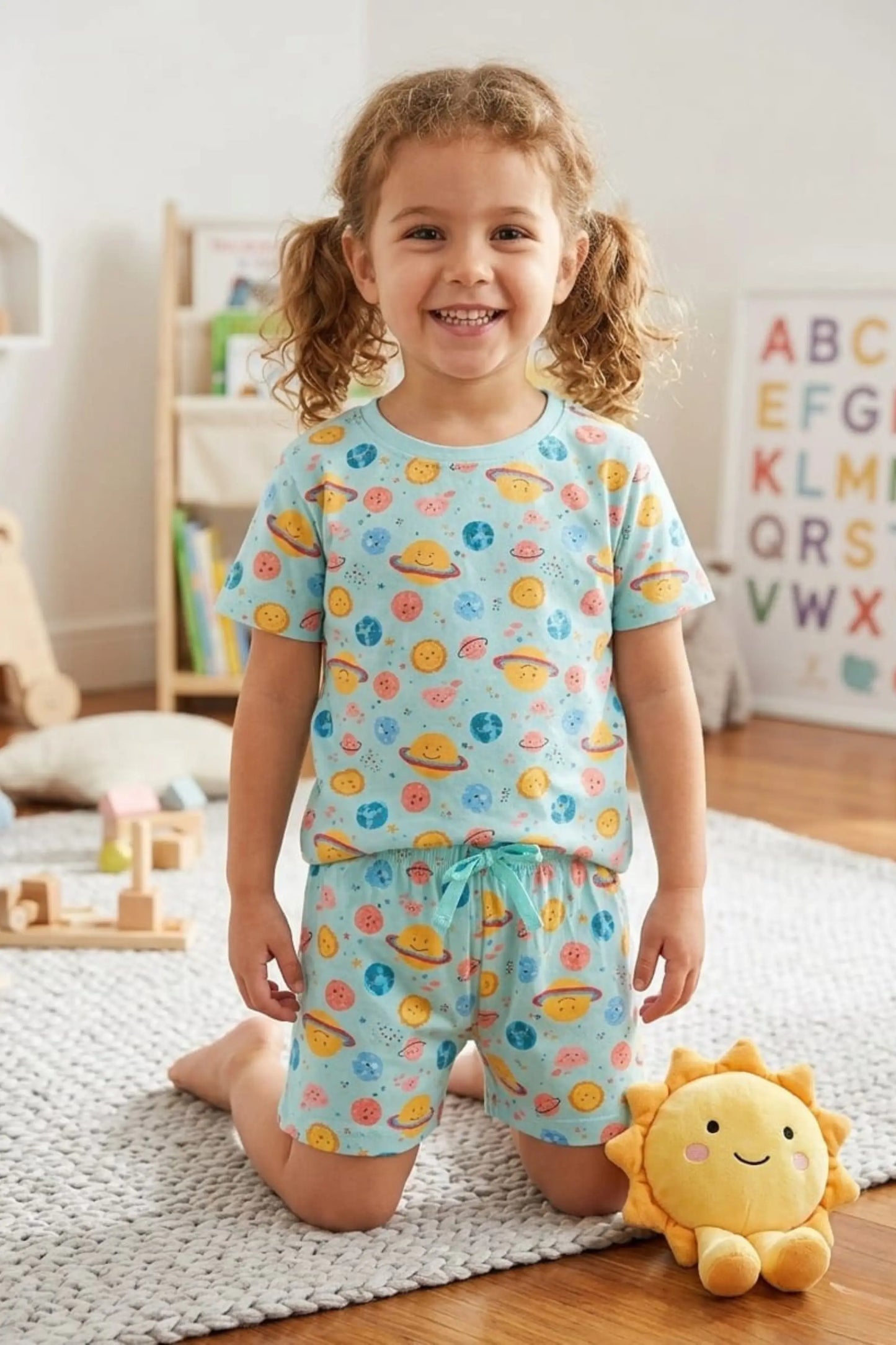Galaxy Glow Shorts Sets