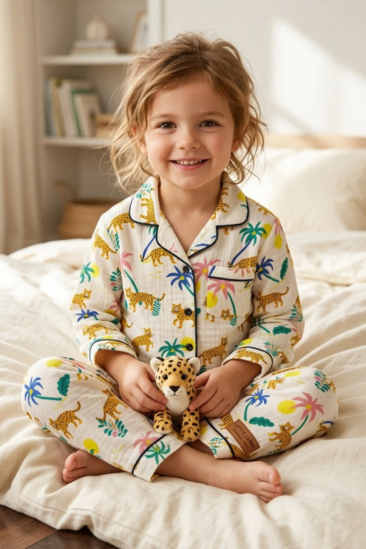 Cheetah Jungle Pyjama Sets