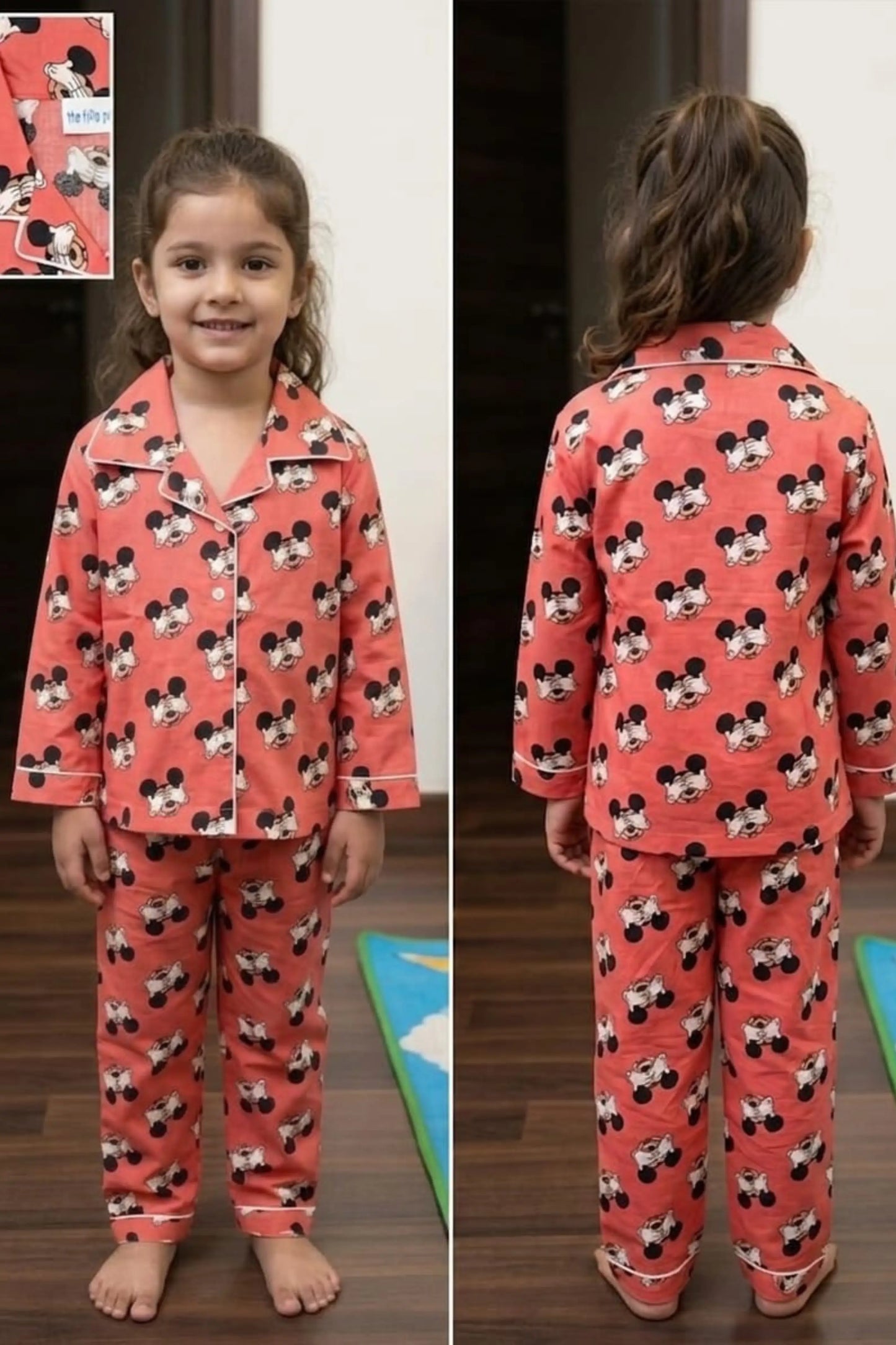 Pink Mickey mouse Pyjama Sets