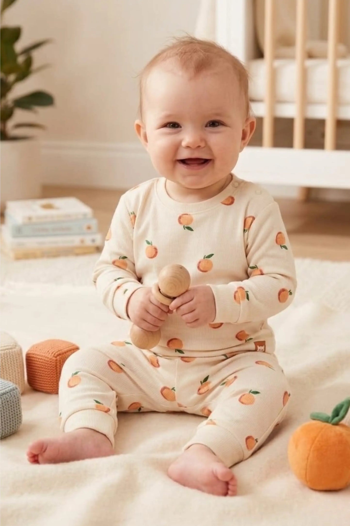 Orange Love Full Pants