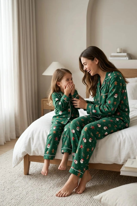Green Christmas Twinning Sets