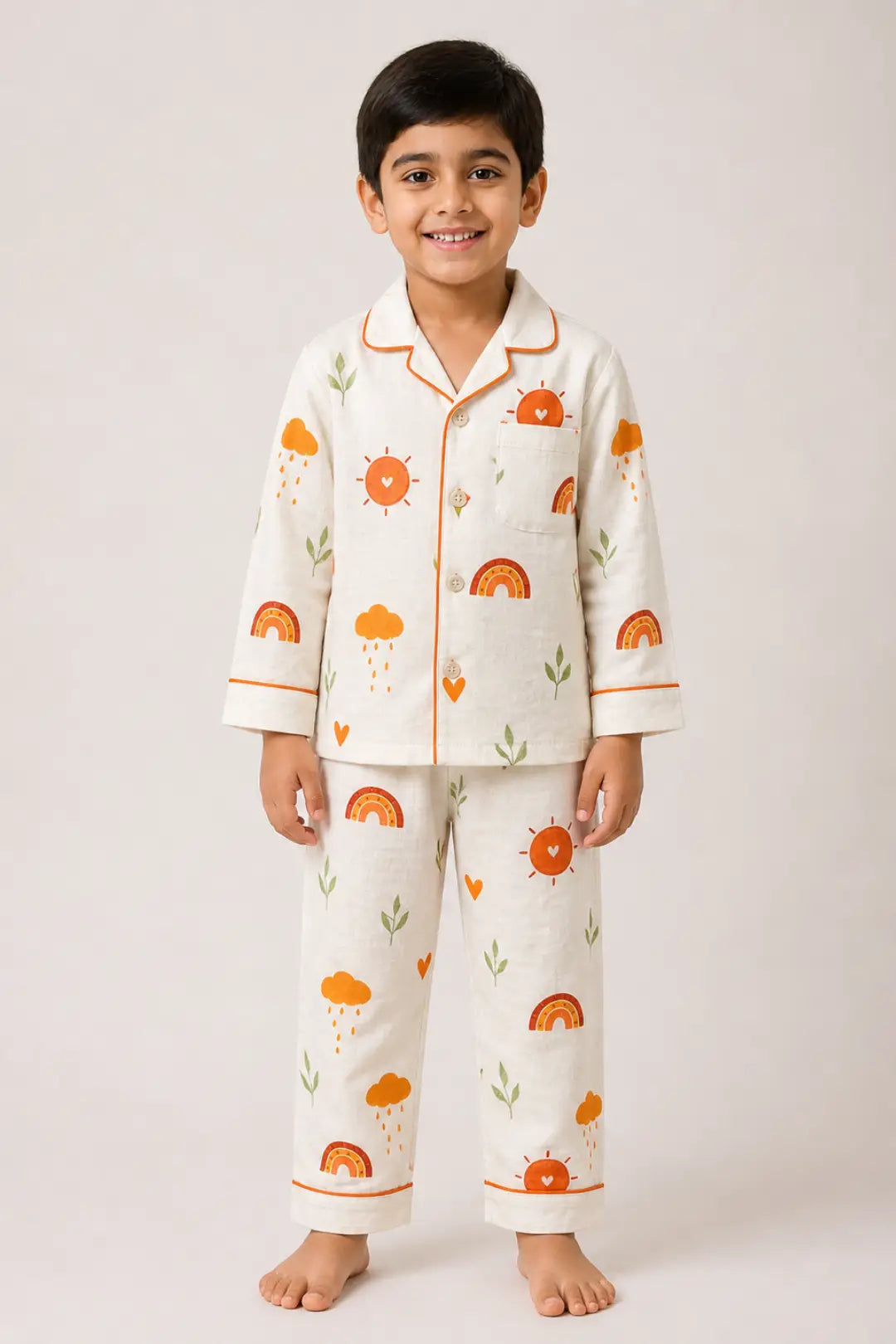 Bamboo Premium Muslin Cotton Pyjama Set