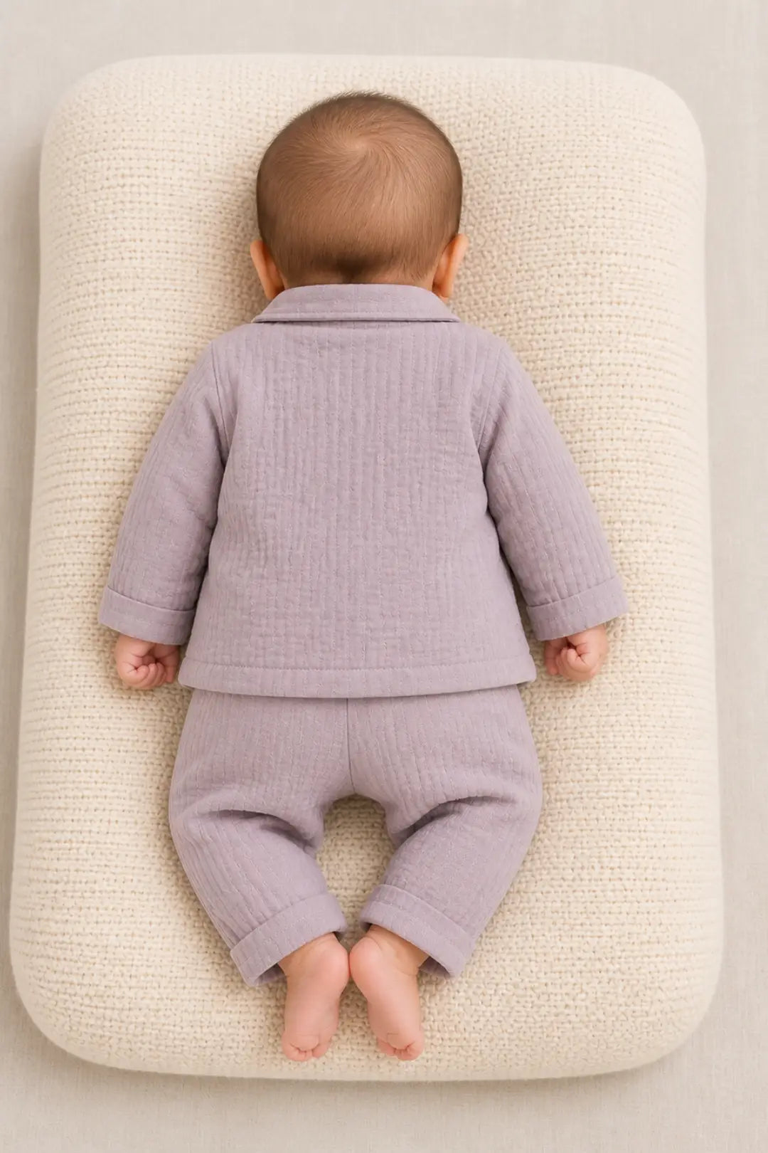 Purple Muslin Cotton Pyjama Set
