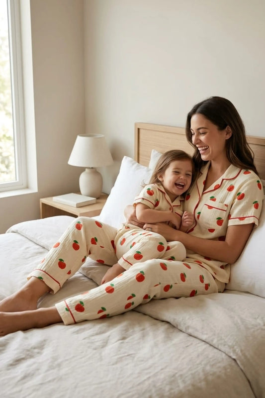 Cream Apple Twinning Sets