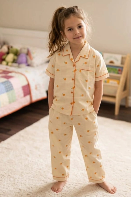 Orange Pyjama Sets
