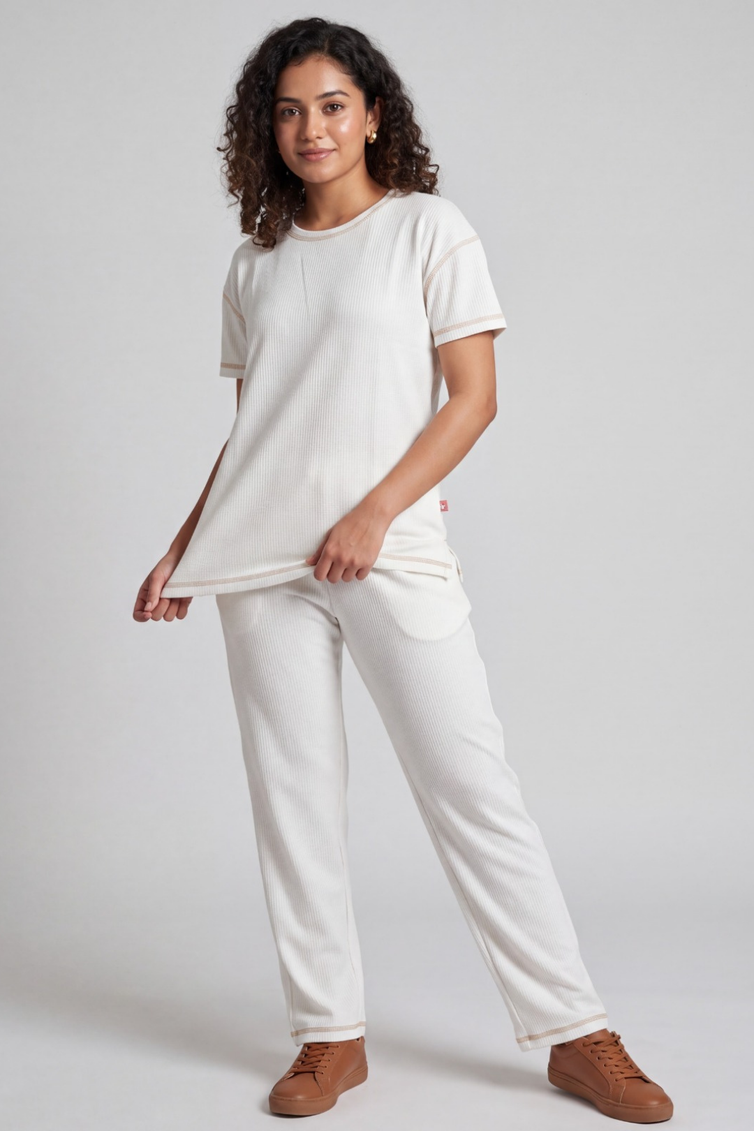 White  Co-ord set Longewear