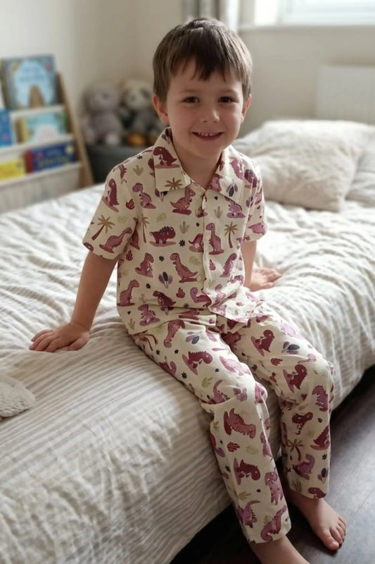 Pink Dinosaur Pyjama Sets