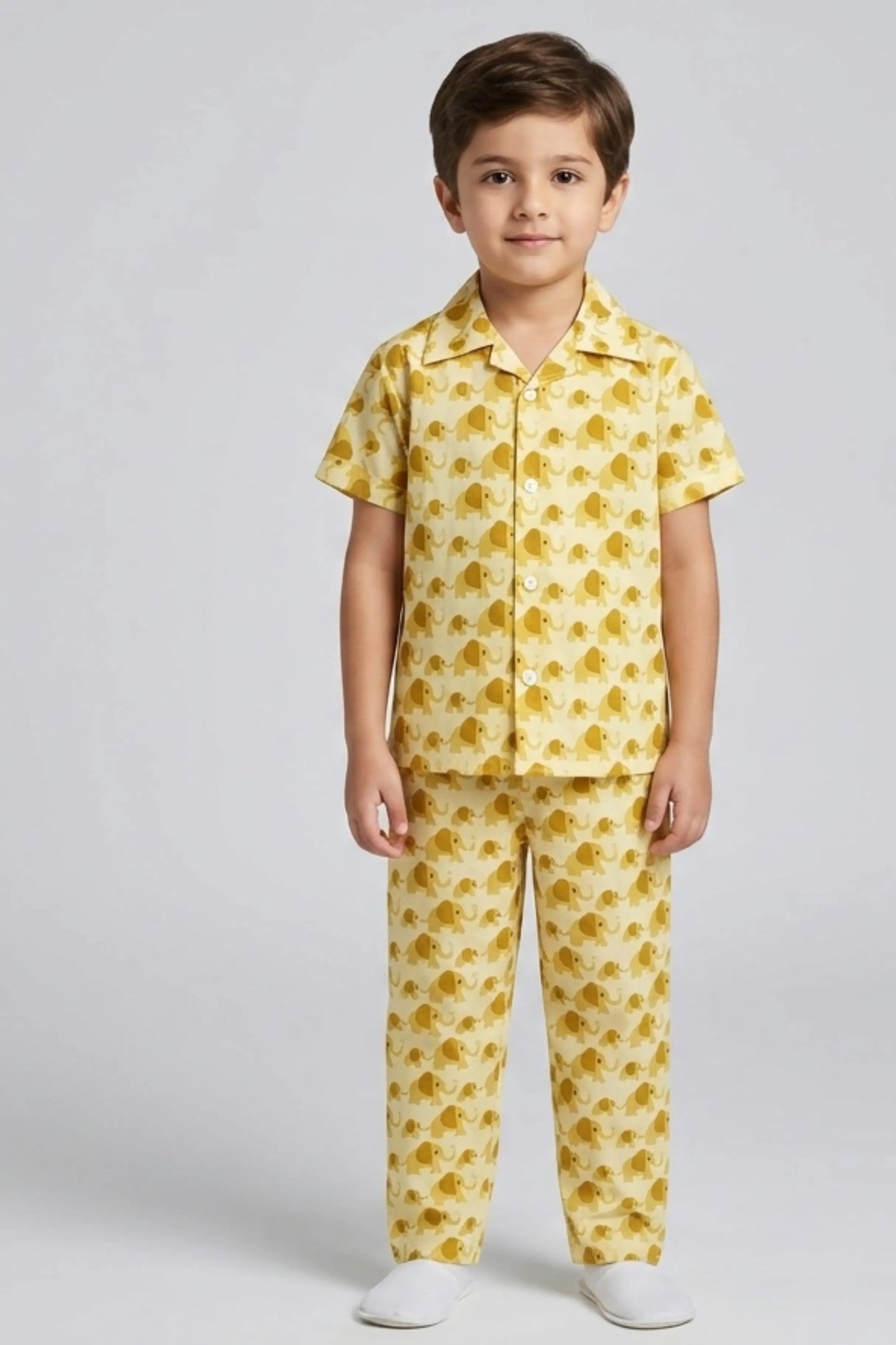 Yellow Task Pyjama Sets