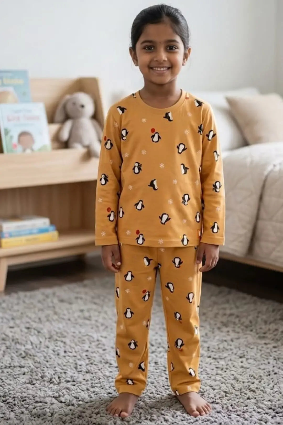 Orange Pengiun Full Pants