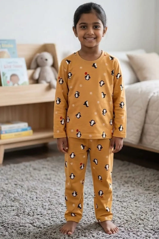 Orange Pengiun Full Pants