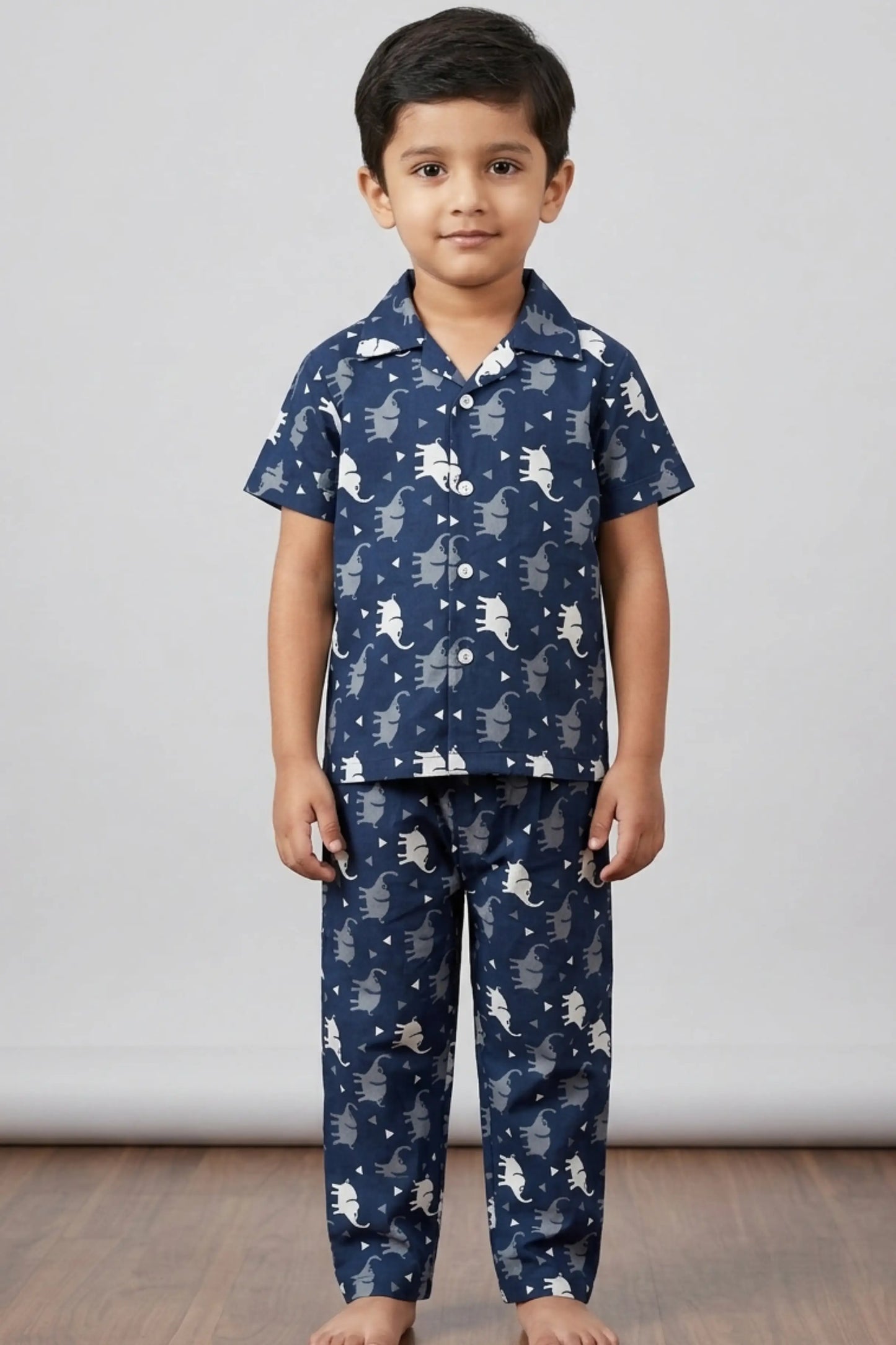 Blue Elephant Pyjama Sets