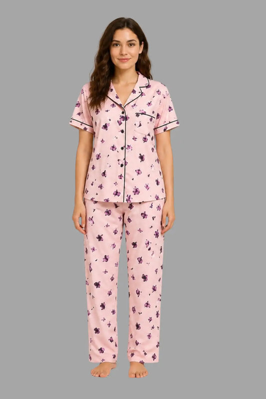 Pink Butterfly Pyjama Set
