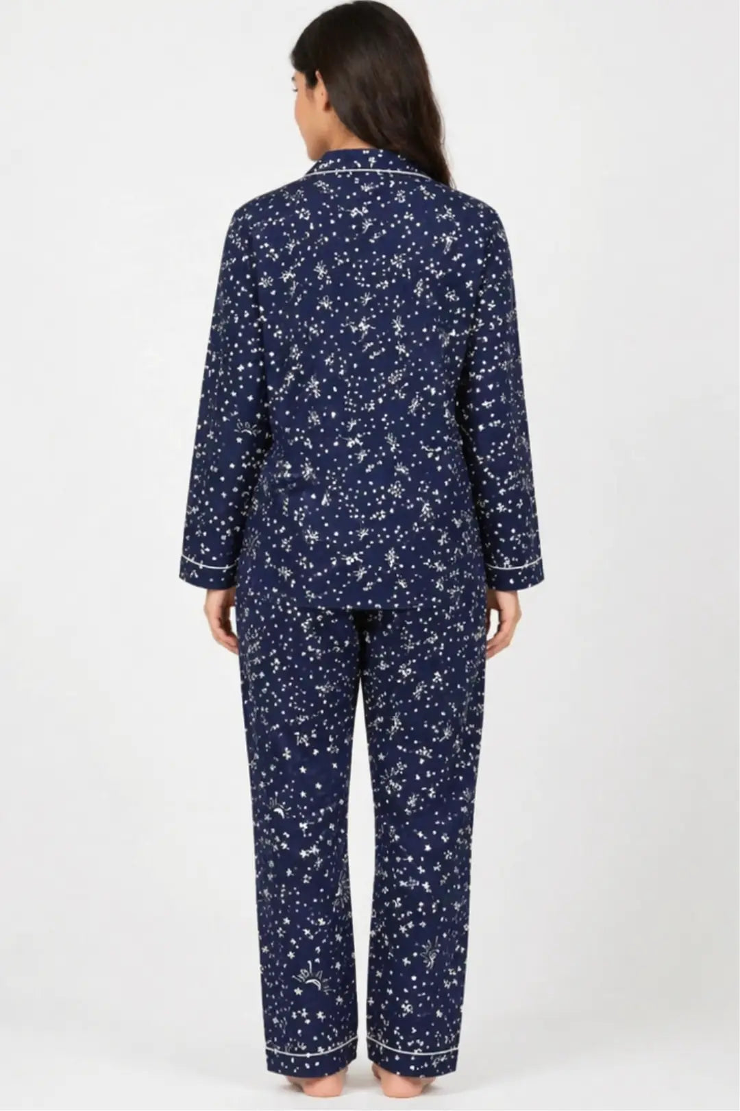 Navy Blue Poplim Cotton