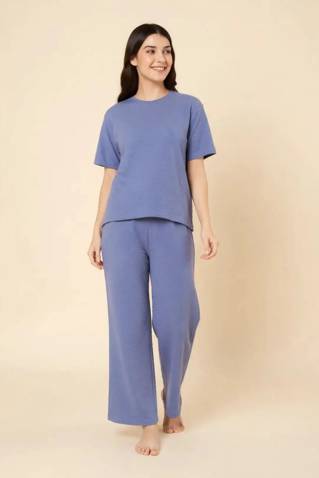 Dusty Blue full pants Co-ord set
