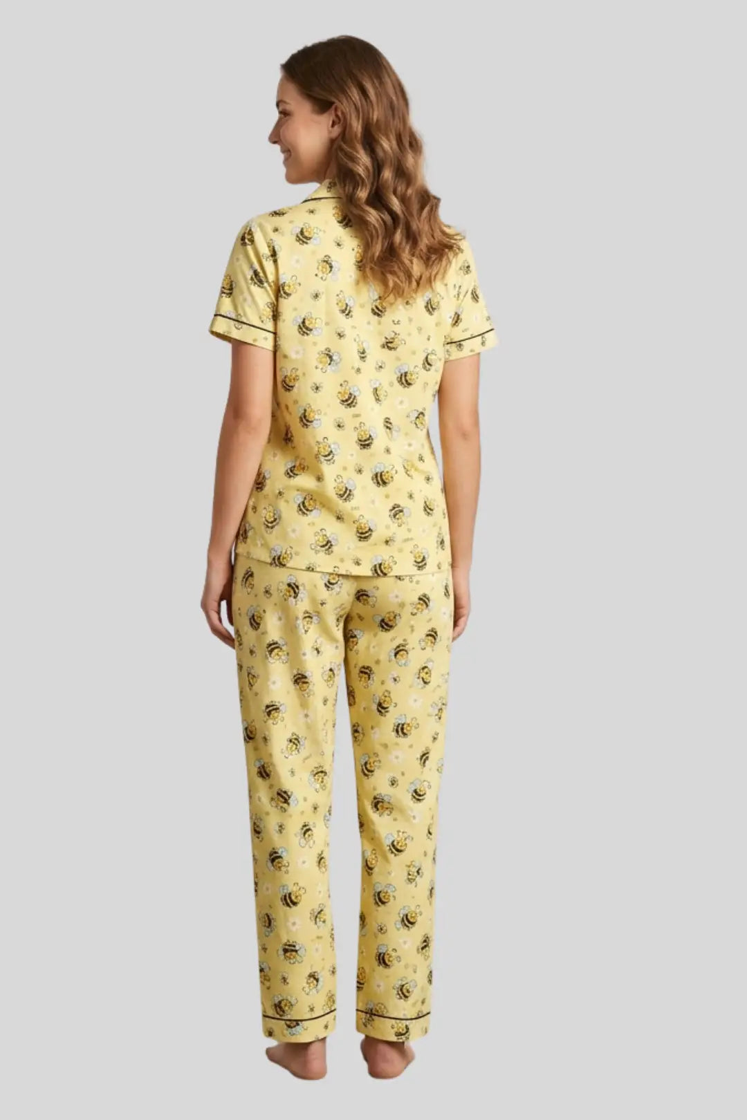Yellow Bumblebee Full Pant Pure Cotton