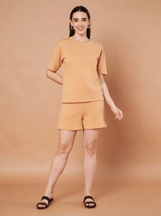 Orange short Co-ord set