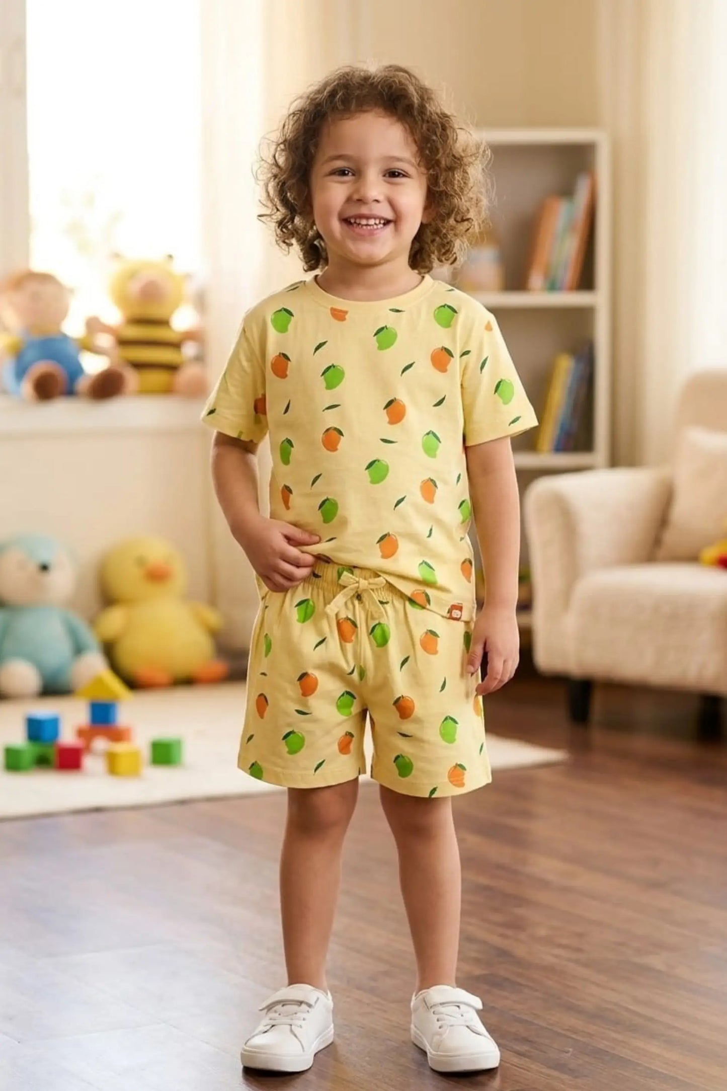 Sweat Mango Shorts  Sets