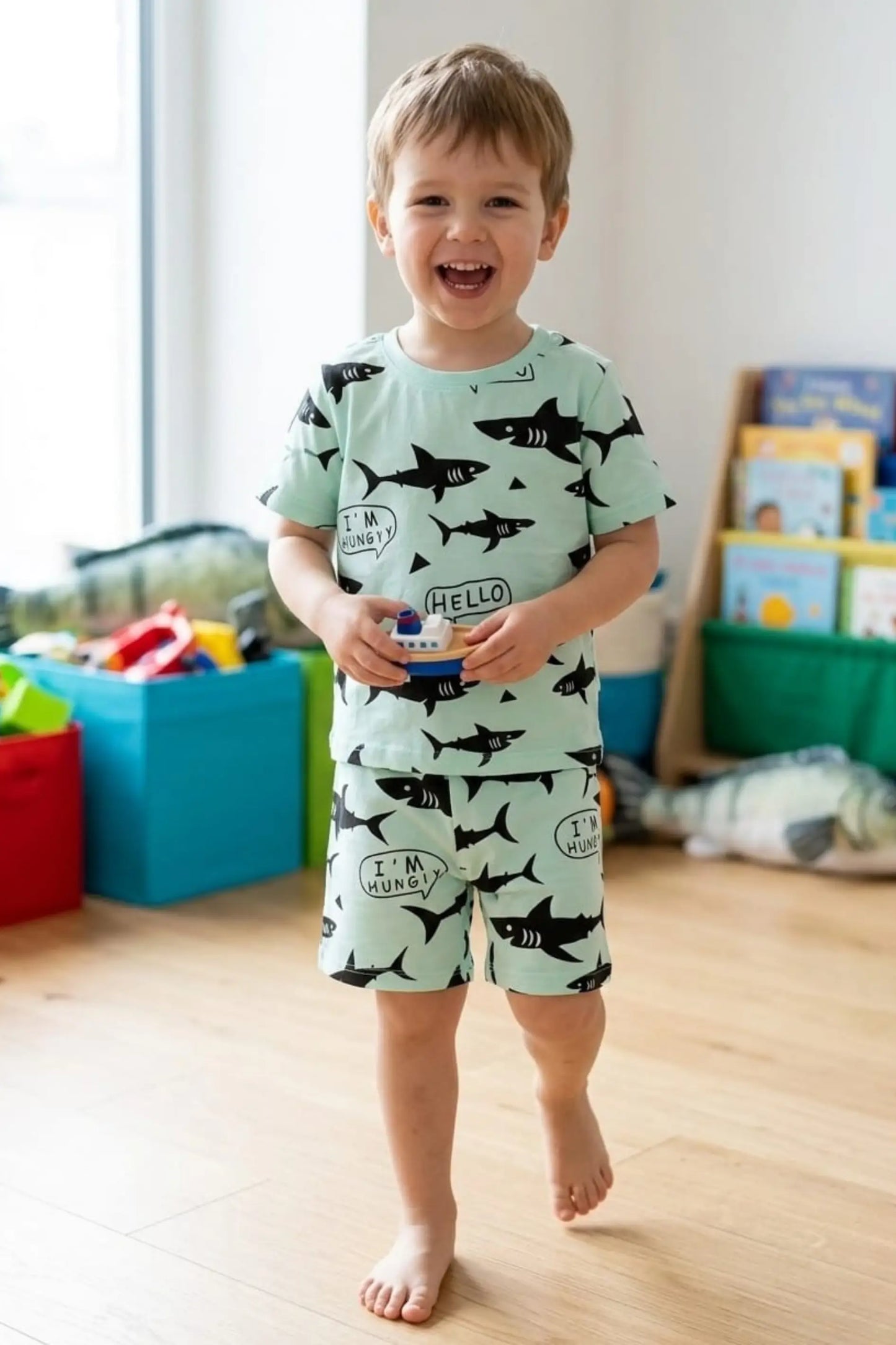 Hengry Shark Shorts Sets