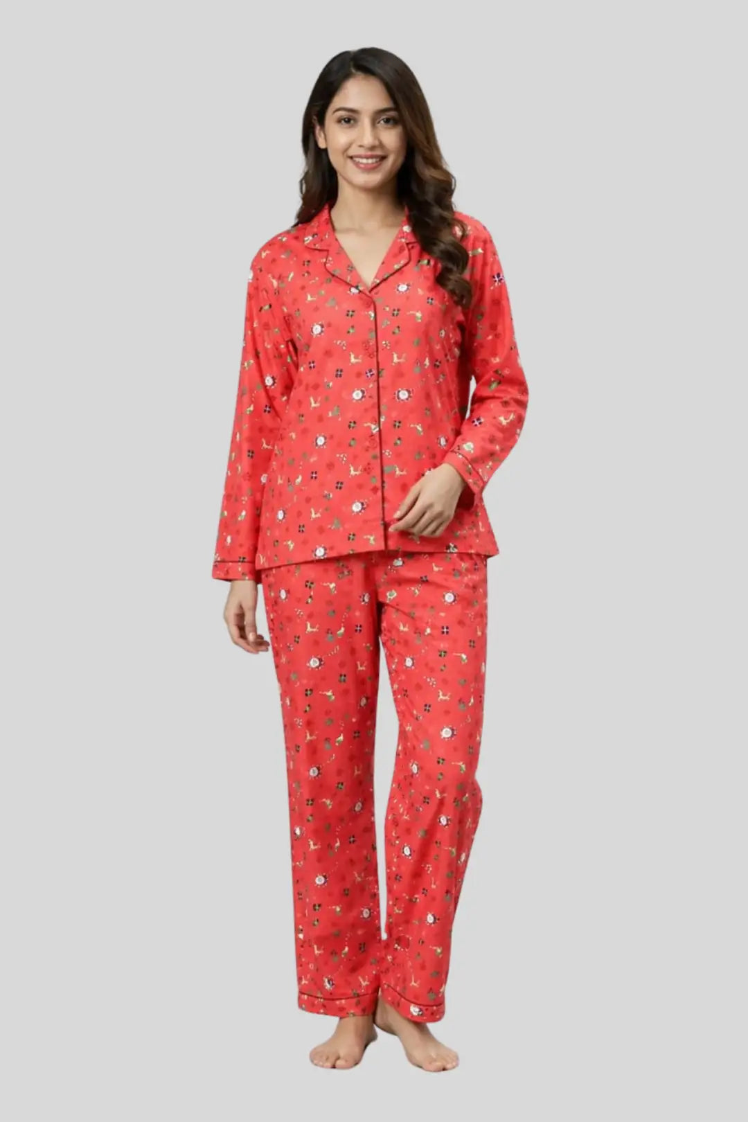 Red Christmas Pyjama Set