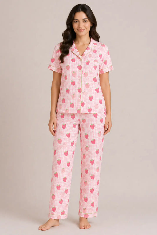 Strawbarry Pyjama Set