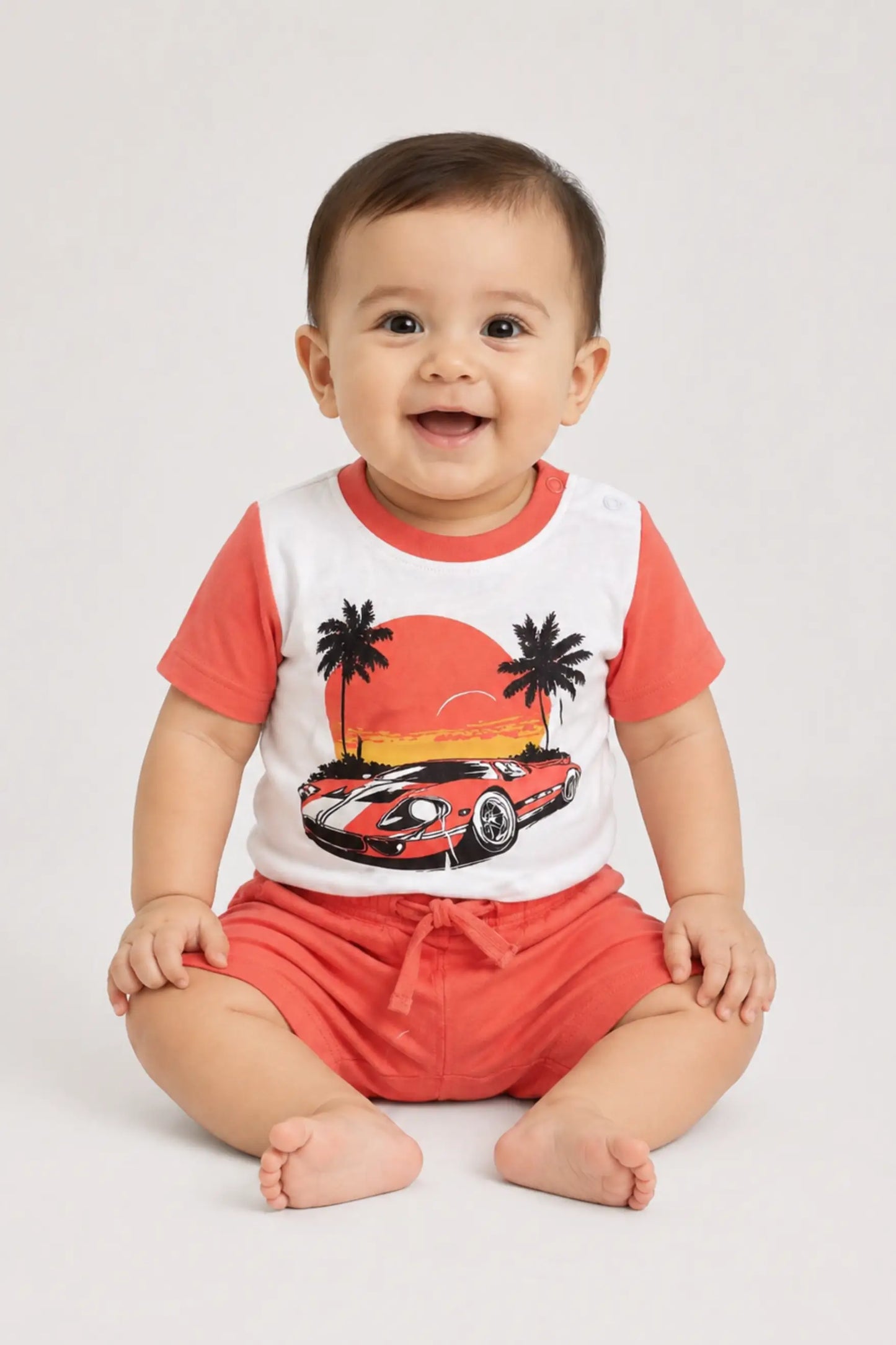 Racing Cars Shorts Sets