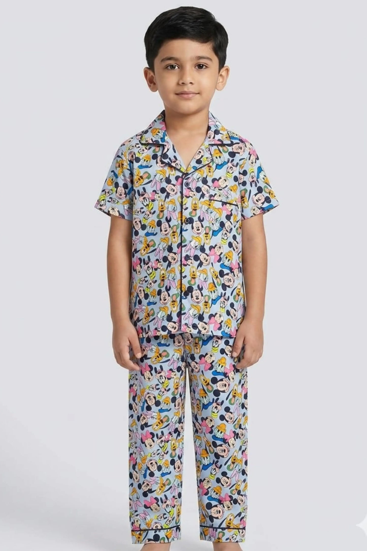 Purple Mickey Mouse Full Pants