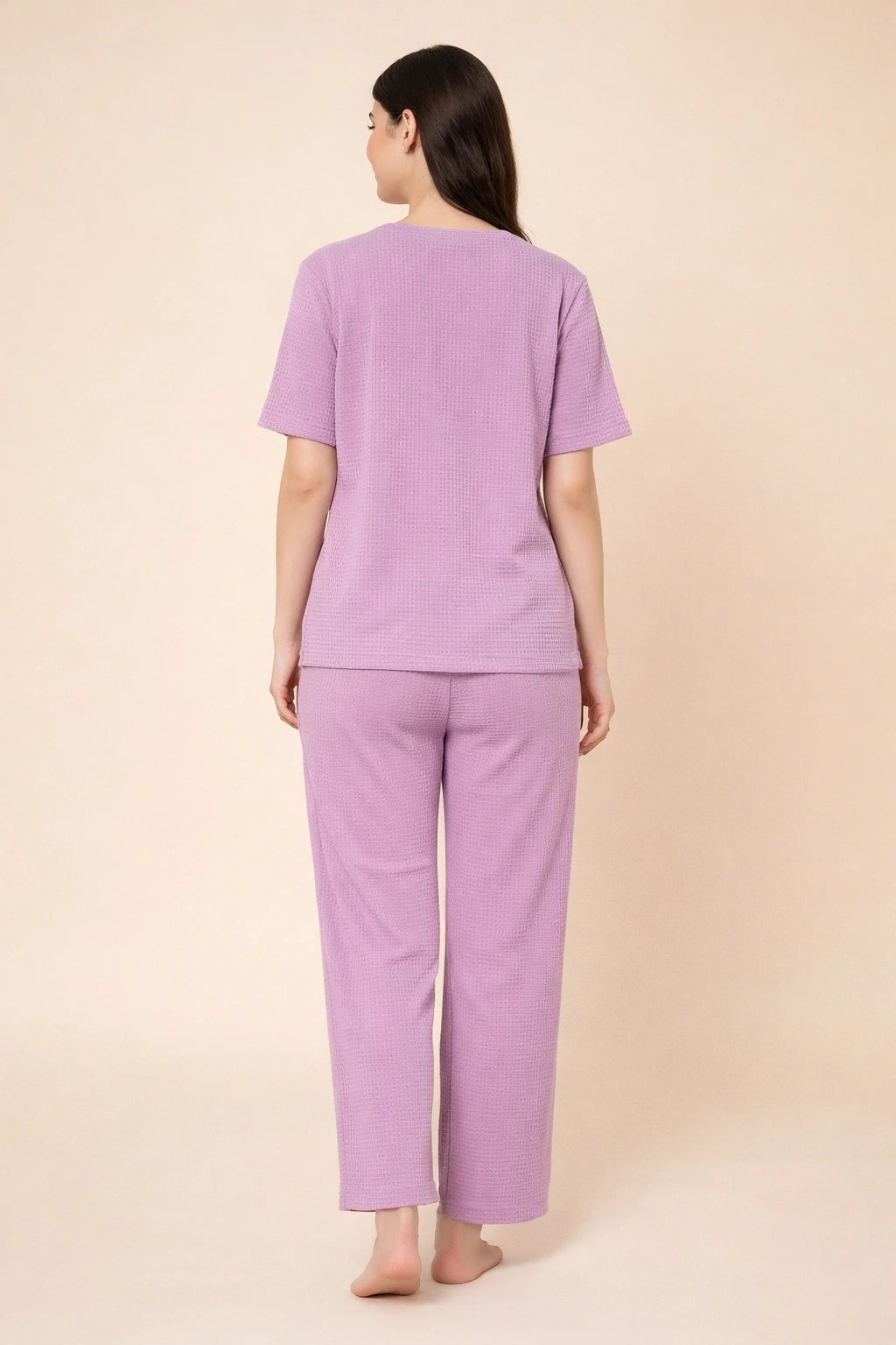 Lavender  full pants Co-ord set