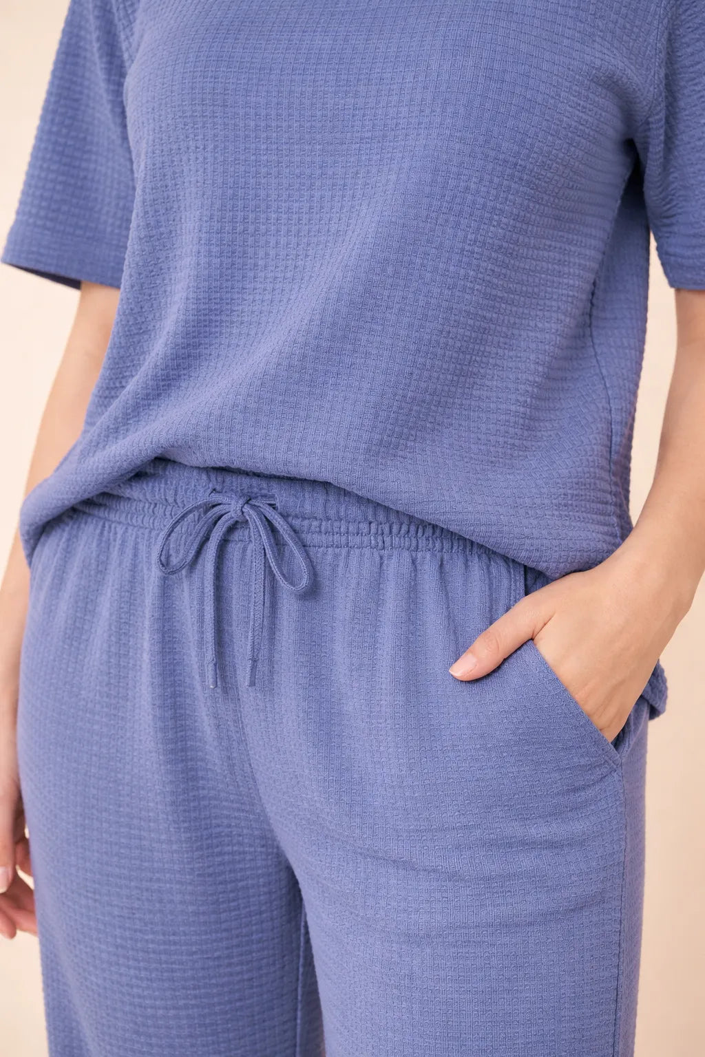 Dusty Blue full pants Co-ord set
