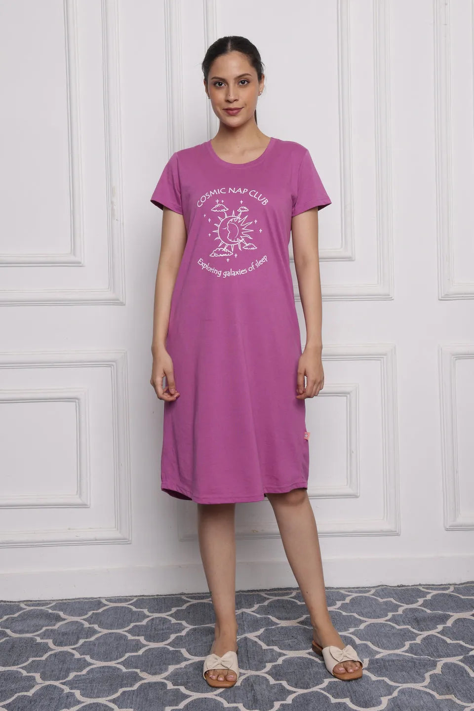 Purple Short nighty