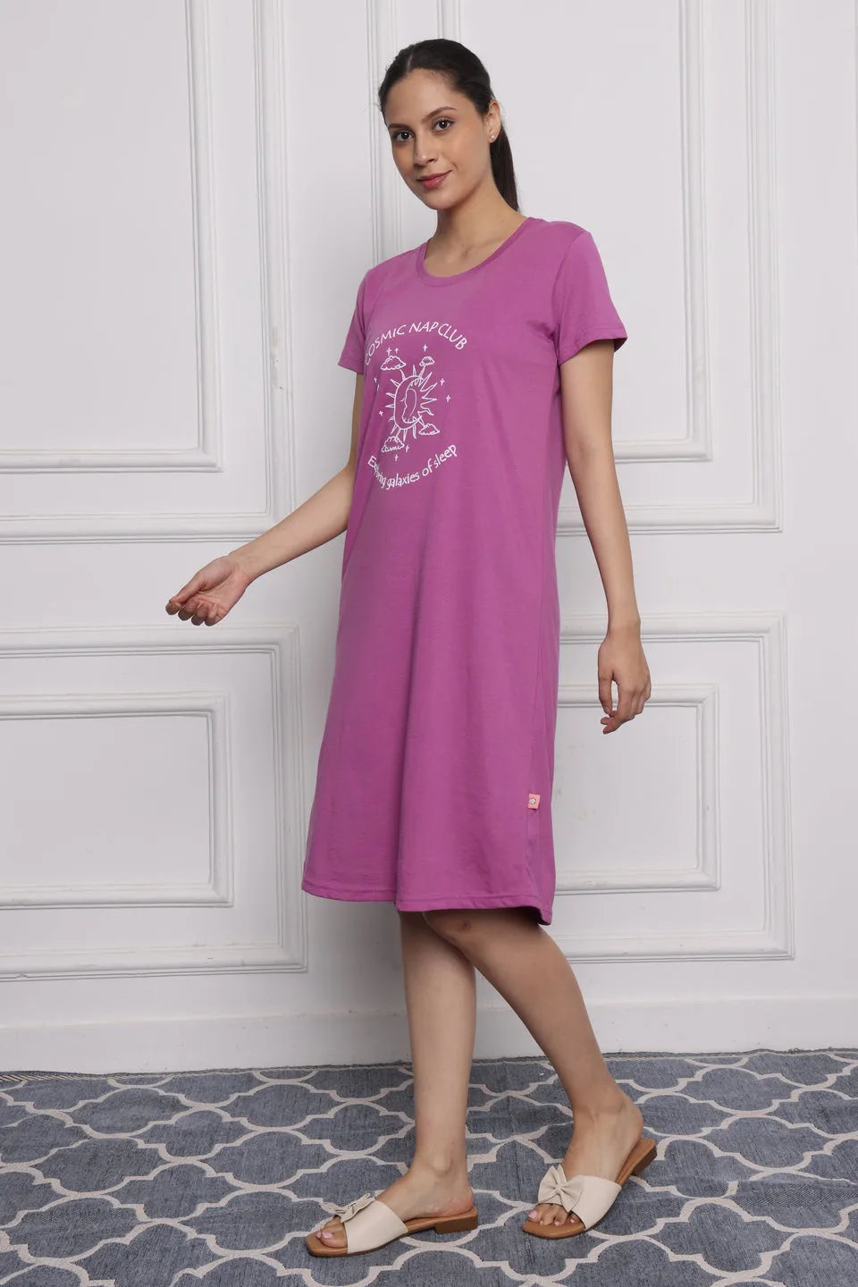 Purple Short nighty
