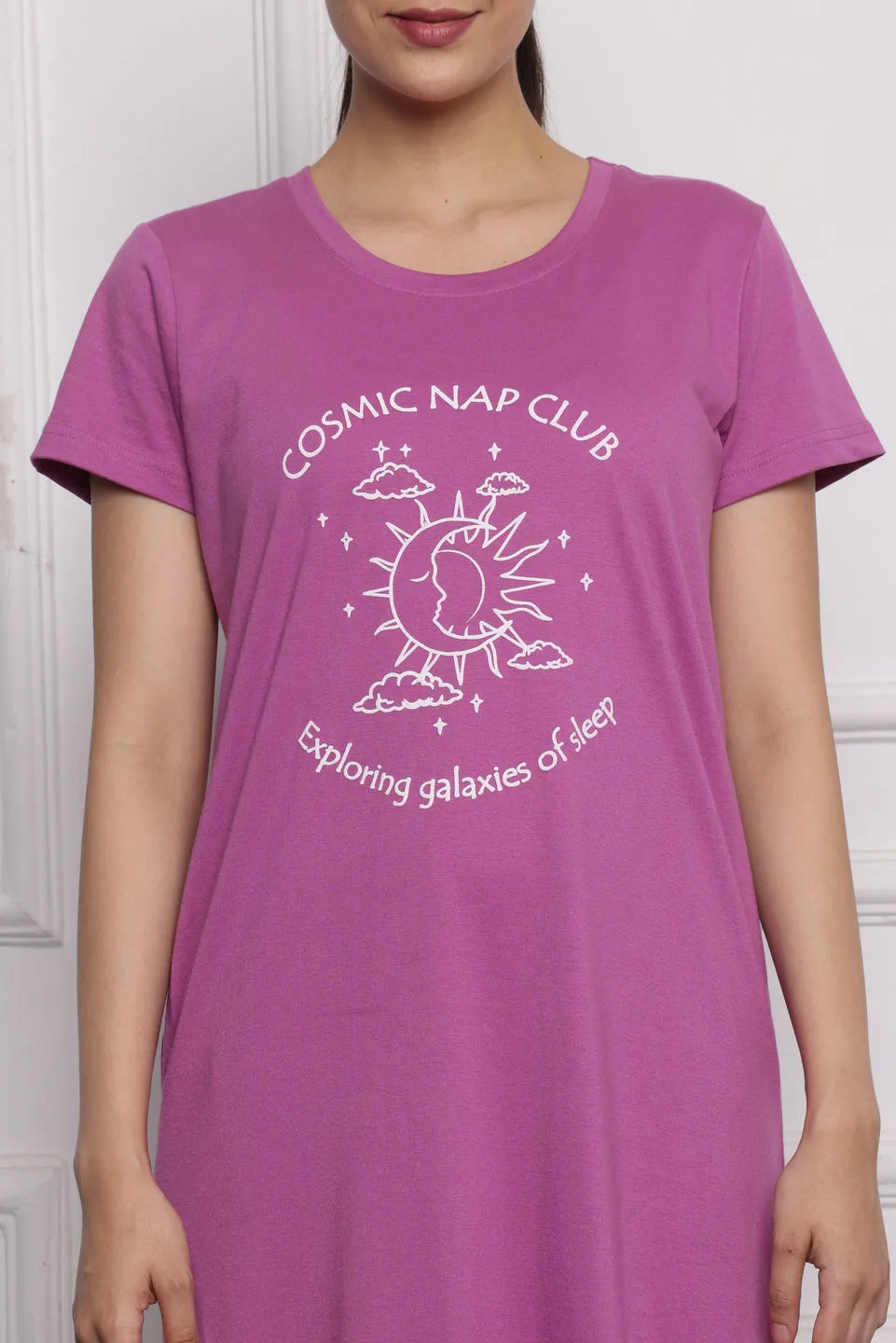 Purple Short nighty