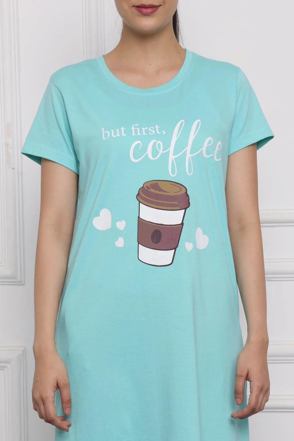 Light Green Short nighty