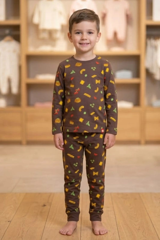 Brown Pasta Full Pants