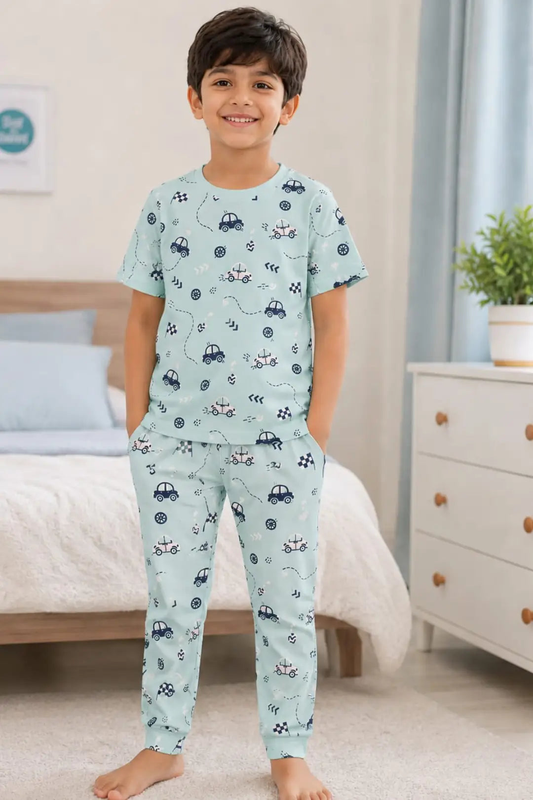 Sky Blue Care  Full Pants
