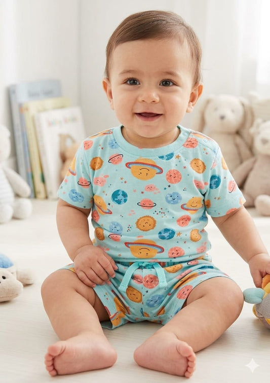 Galaxy Glow Shorts Sets