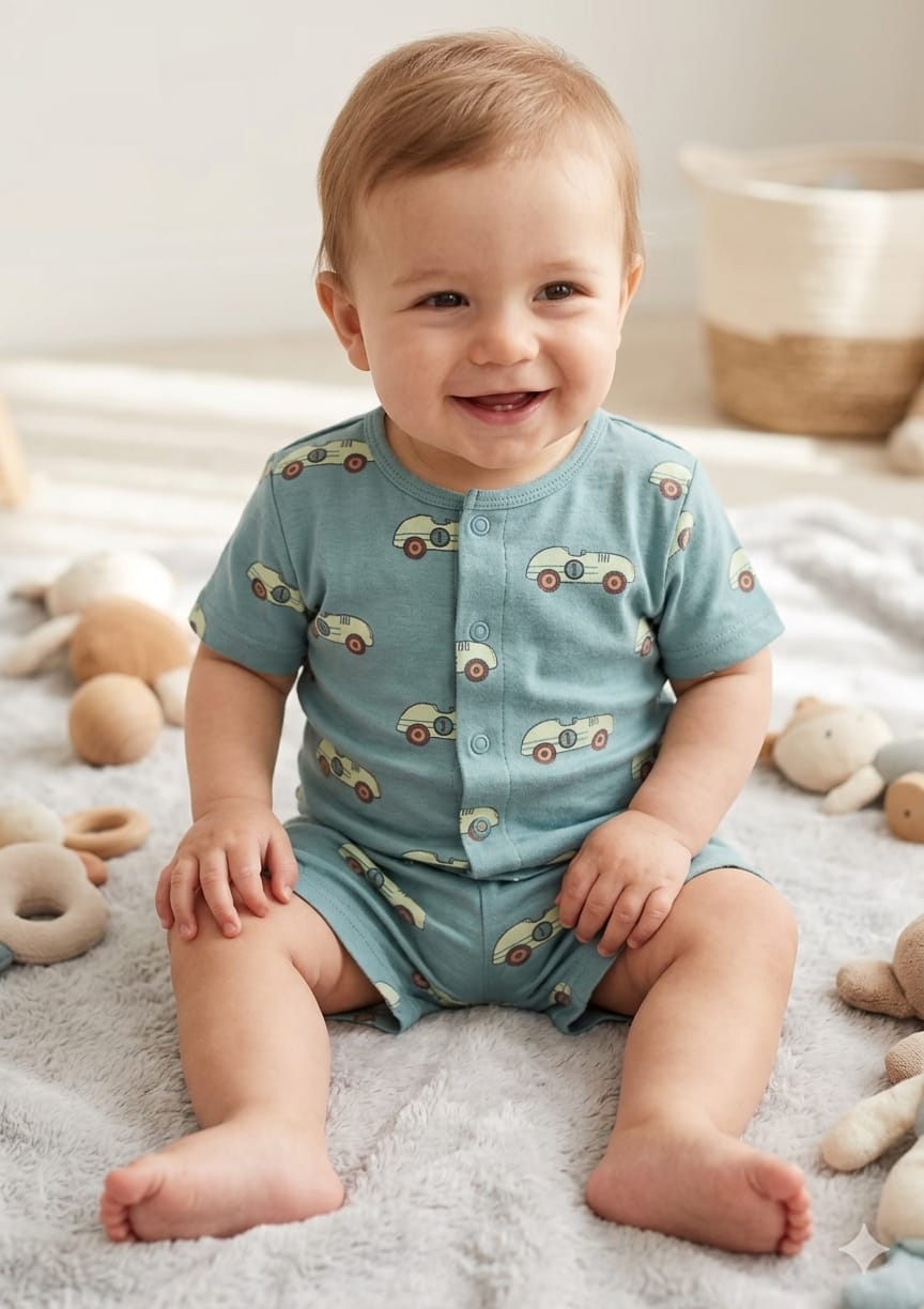 Car Ride Shorts Sets