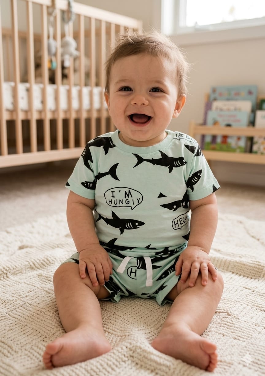 Hengry Shark Shorts Sets