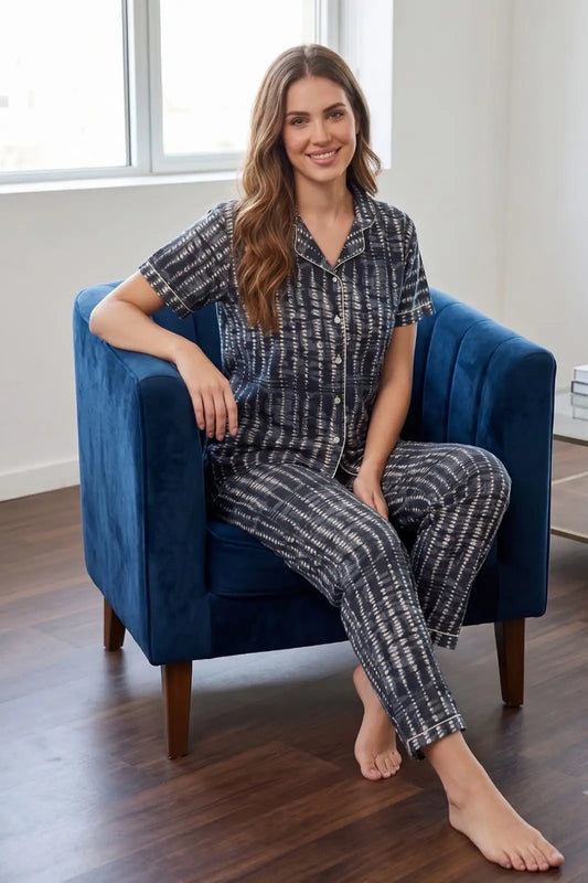 Dark Abstract Pyjama Sets