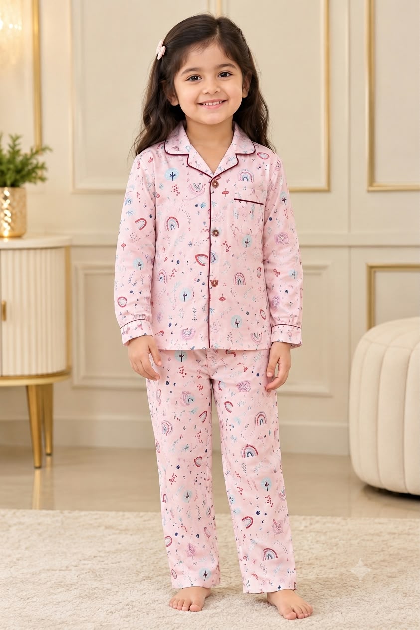 Pink Dandelions Pyjama Sets