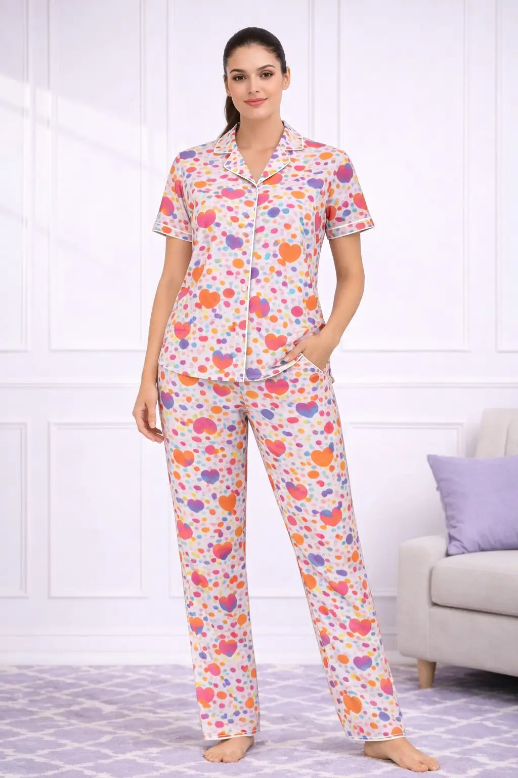 Sweat heart Combo set Pure Cotton