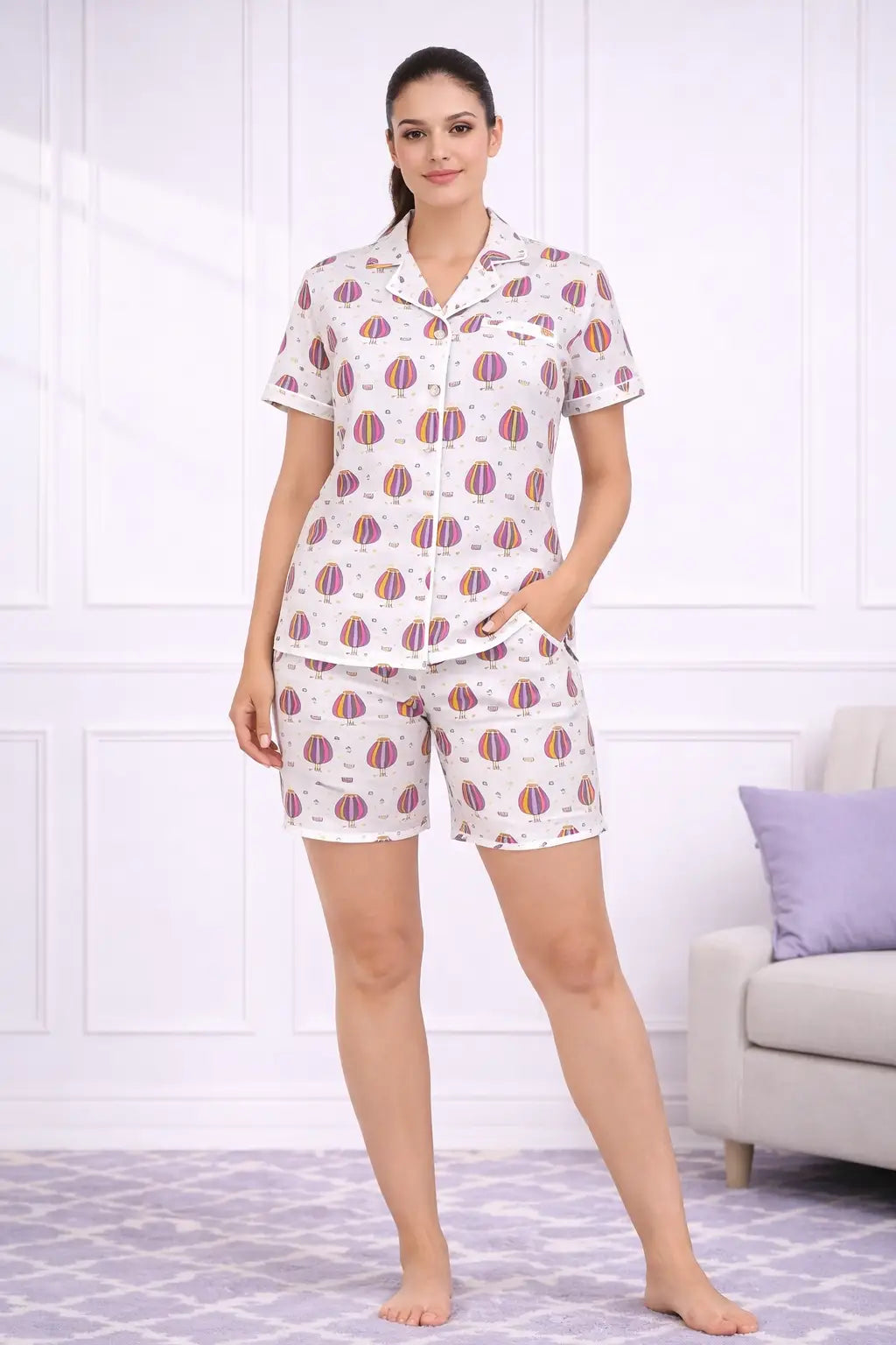 Air Ballon Shorts  Pure Cotton
