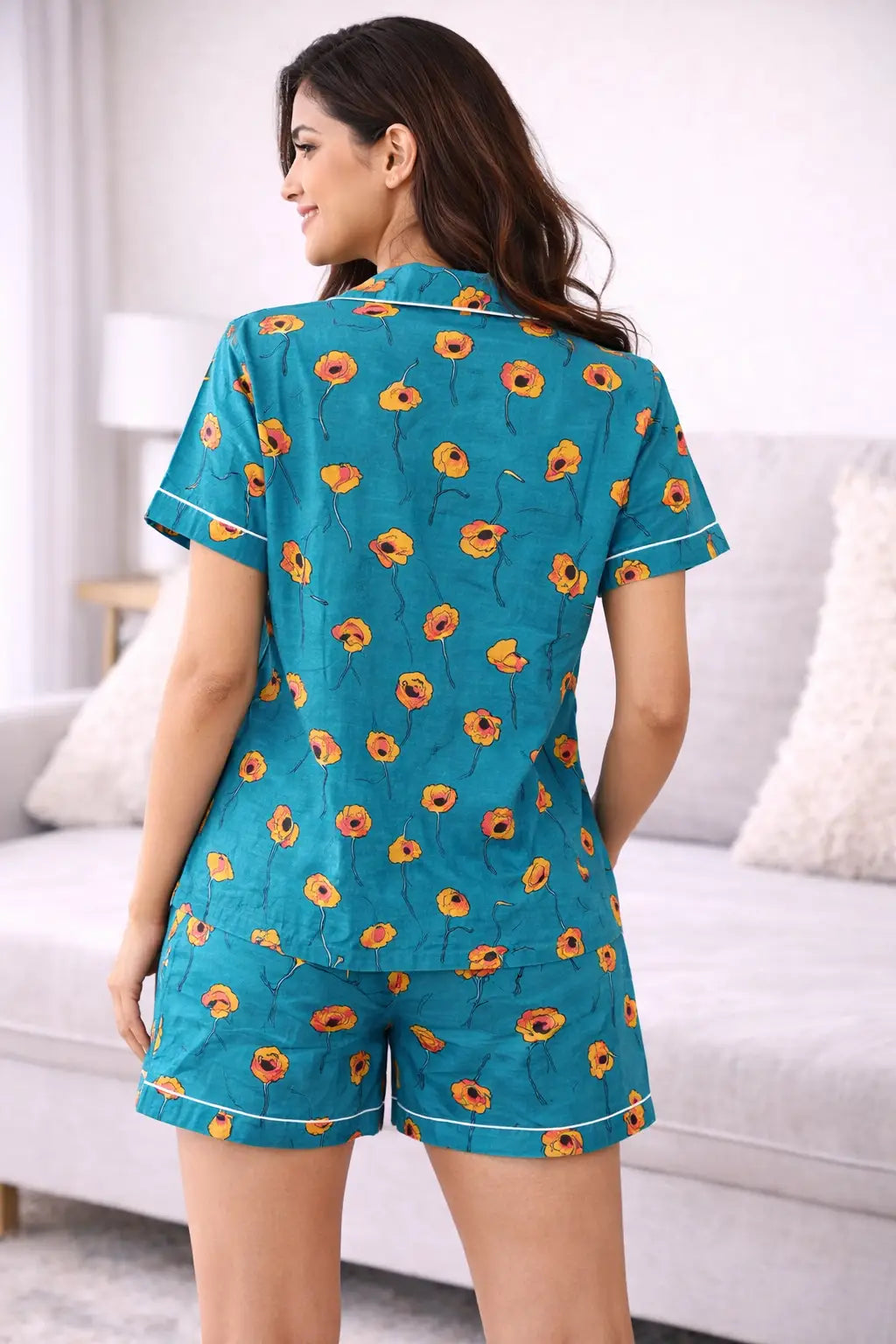 Blue Short  Pure Cotton